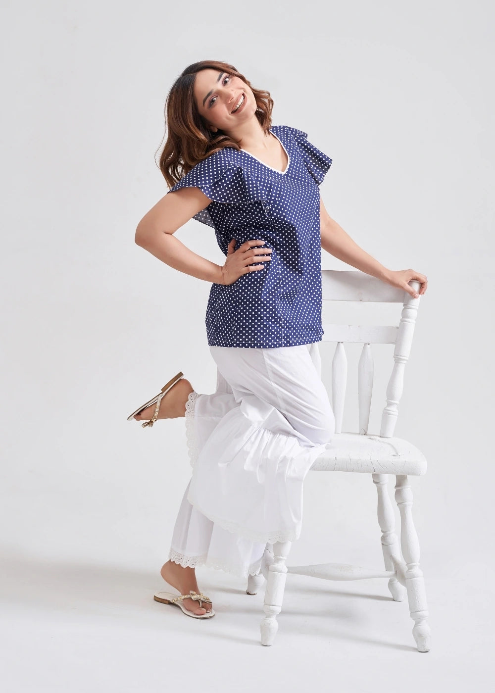 Frill_Sleeve_Top_with_pant