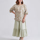 Round_Neck_Blouse_with_Skirt