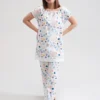 Square Neck Pajama with elastic at neck