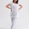 Square Neck Pajama with elastic at neck