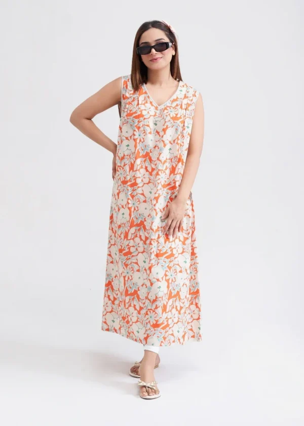 Elegant V-Neck Sleeveless Dress for Women