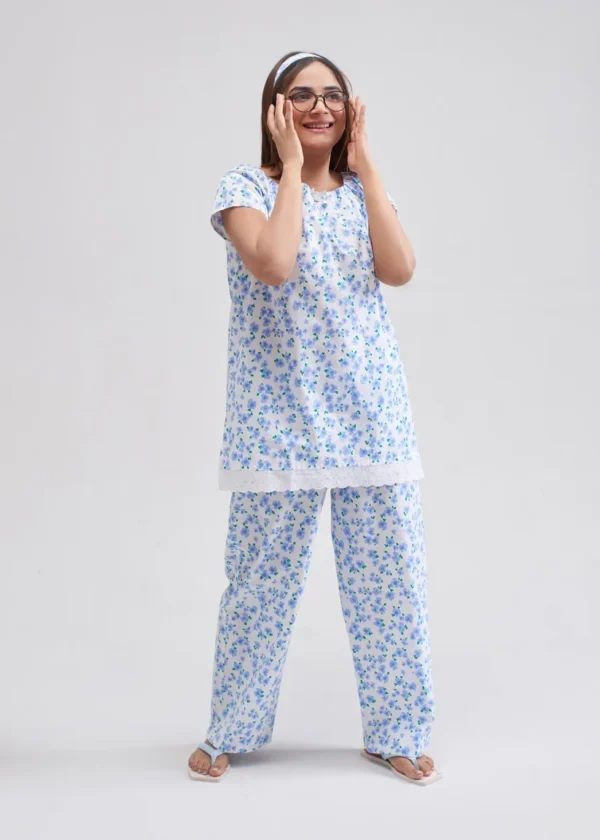 Square Neck Pajama with elastic at neck